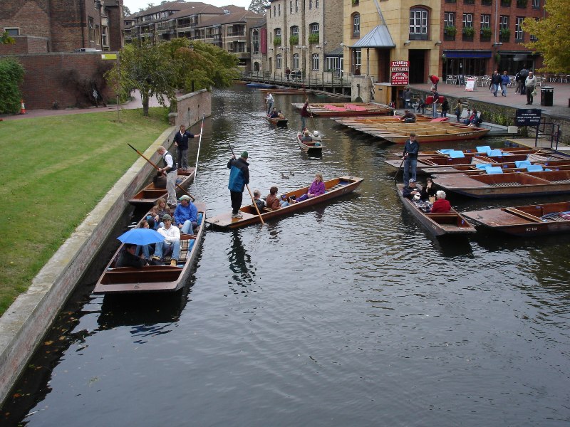 And that's the river Cam, I would say Venice...