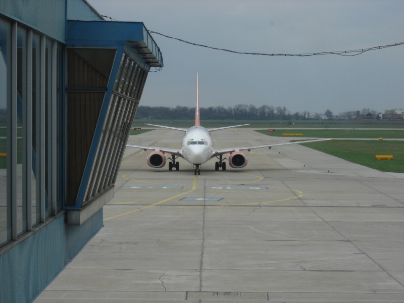 And this is a plane that has just arrived. The one we will fly with to Luton.